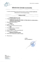 Ordre du jour – CM 12 juillet 2023