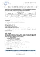 14 mai 2025 – Compte-rendu