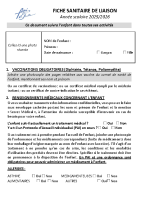 20252026 Fiche Sanitaire de Liaison A5