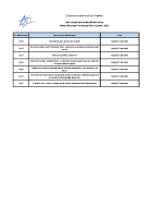 Liste des délibérations – 26 01 14