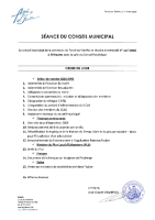 01 04 2026 – Ordre du jour